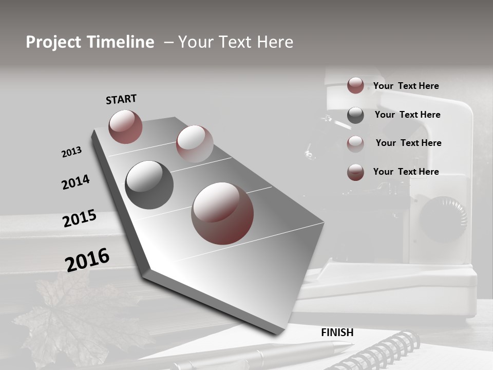 Stack Board Instrument PowerPoint Template
