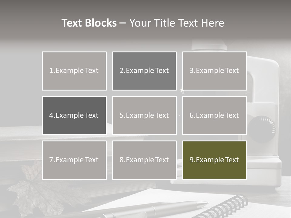 Stack Board Instrument PowerPoint Template