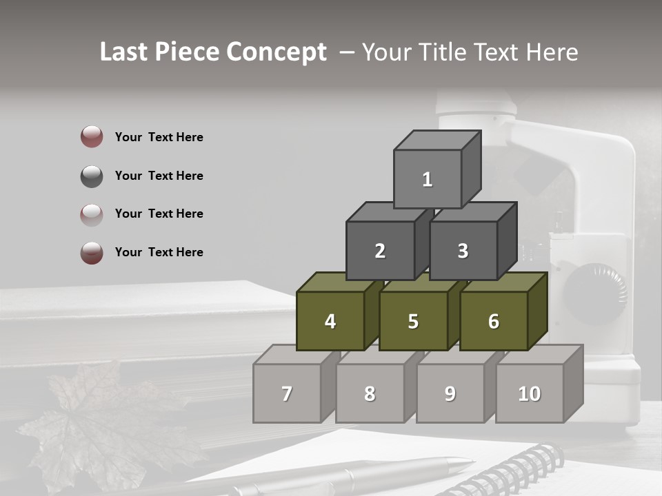 Stack Board Instrument PowerPoint Template