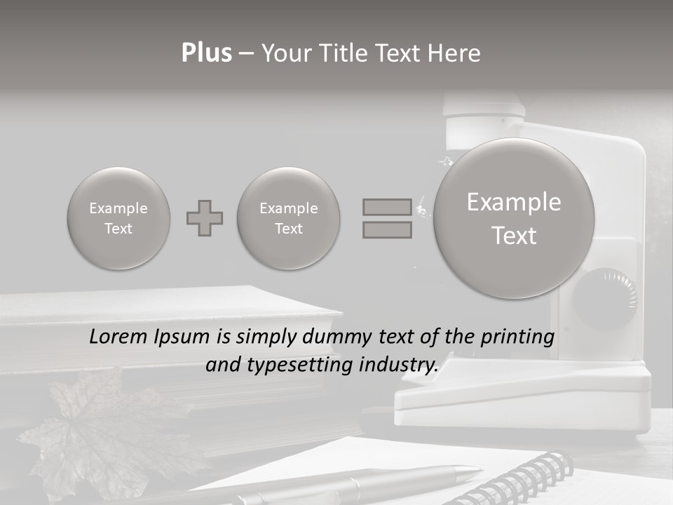 Stack Board Instrument PowerPoint Template