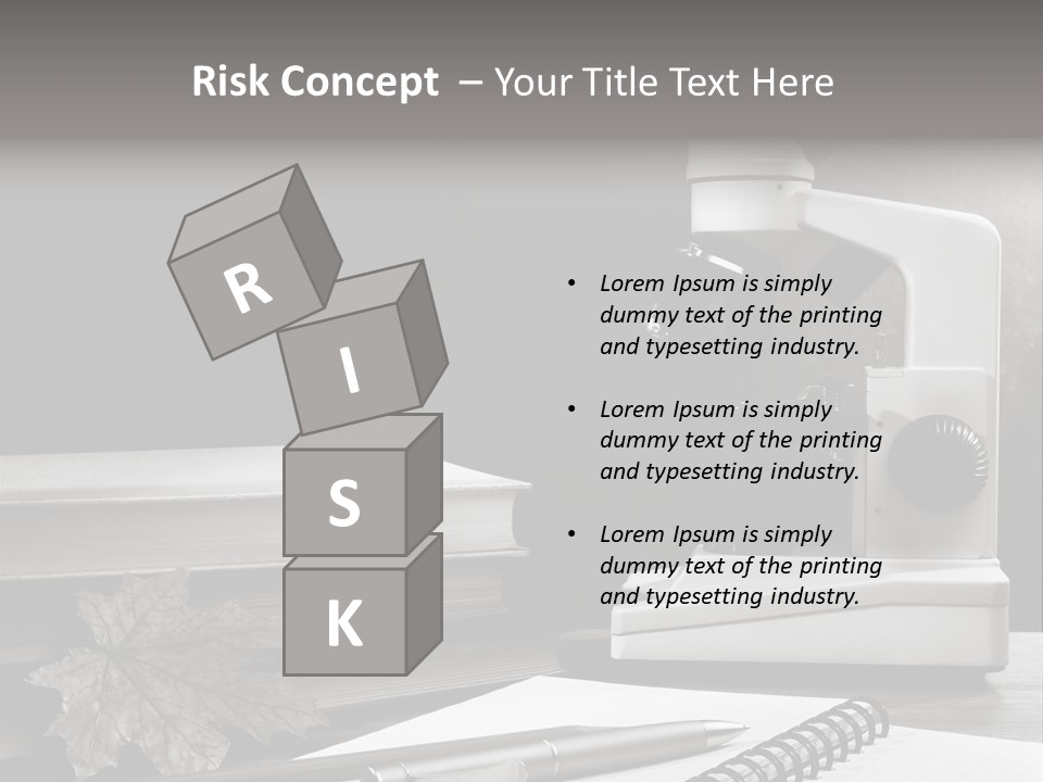 Stack Board Instrument PowerPoint Template