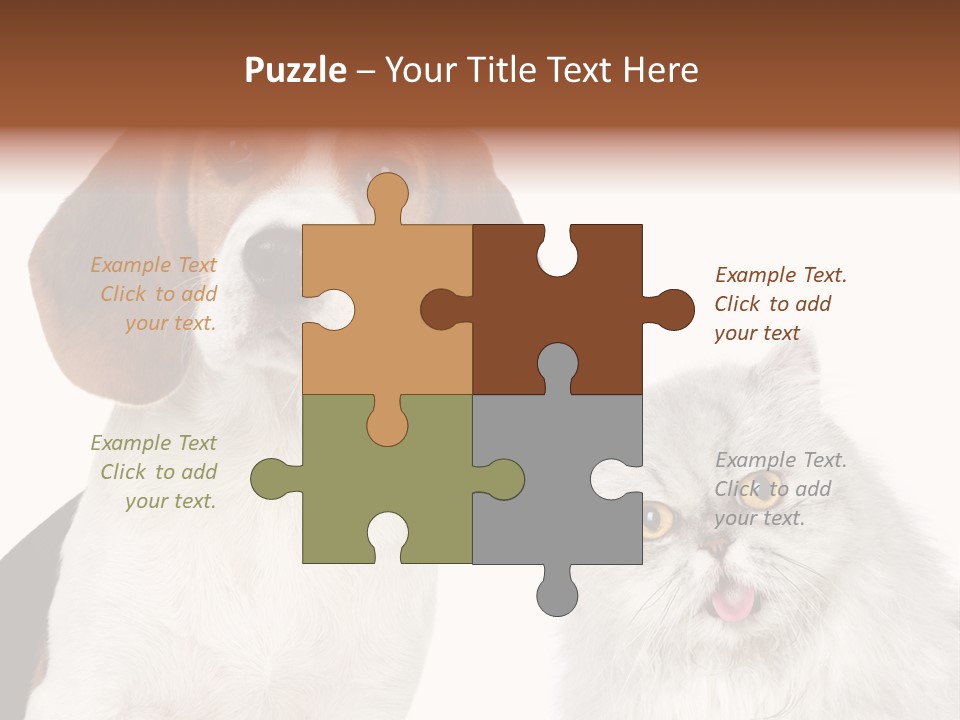 Animals Pretty Pet PowerPoint Template
