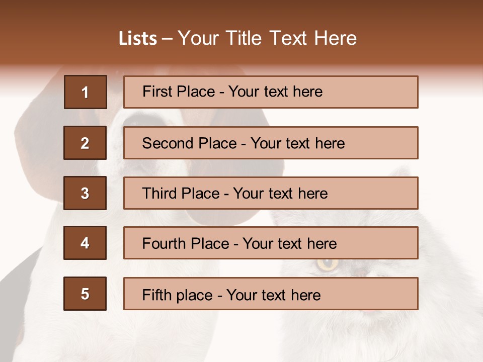 Animals Pretty Pet PowerPoint Template