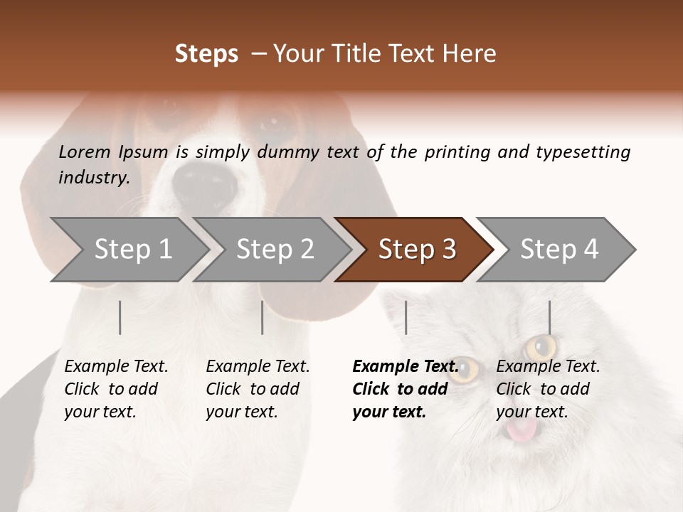 Animals Pretty Pet PowerPoint Template