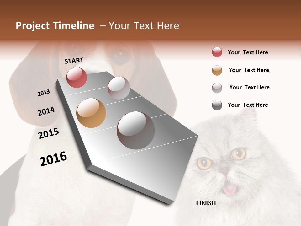 Animals Pretty Pet PowerPoint Template