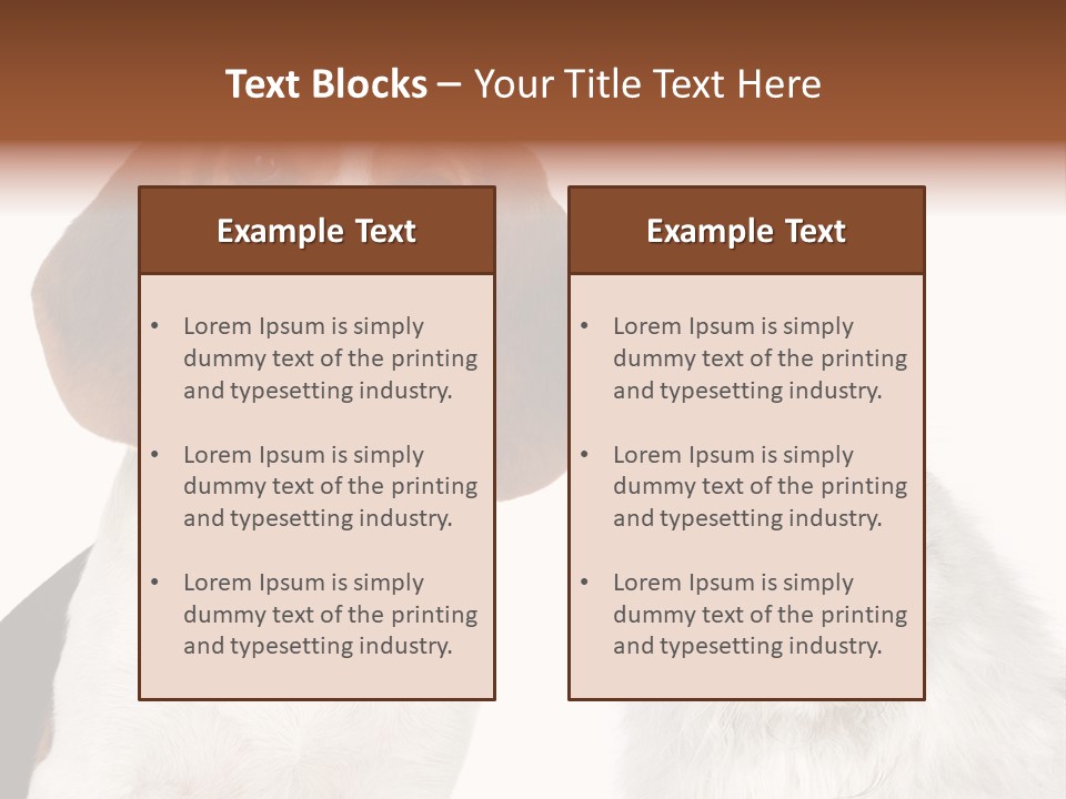 Animals Pretty Pet PowerPoint Template