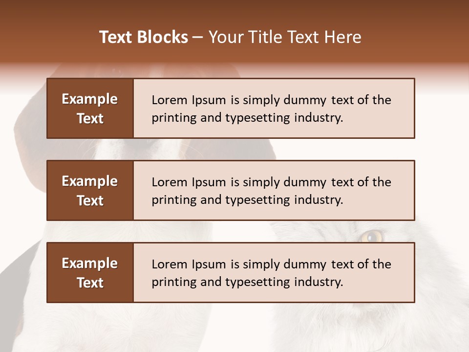 Animals Pretty Pet PowerPoint Template