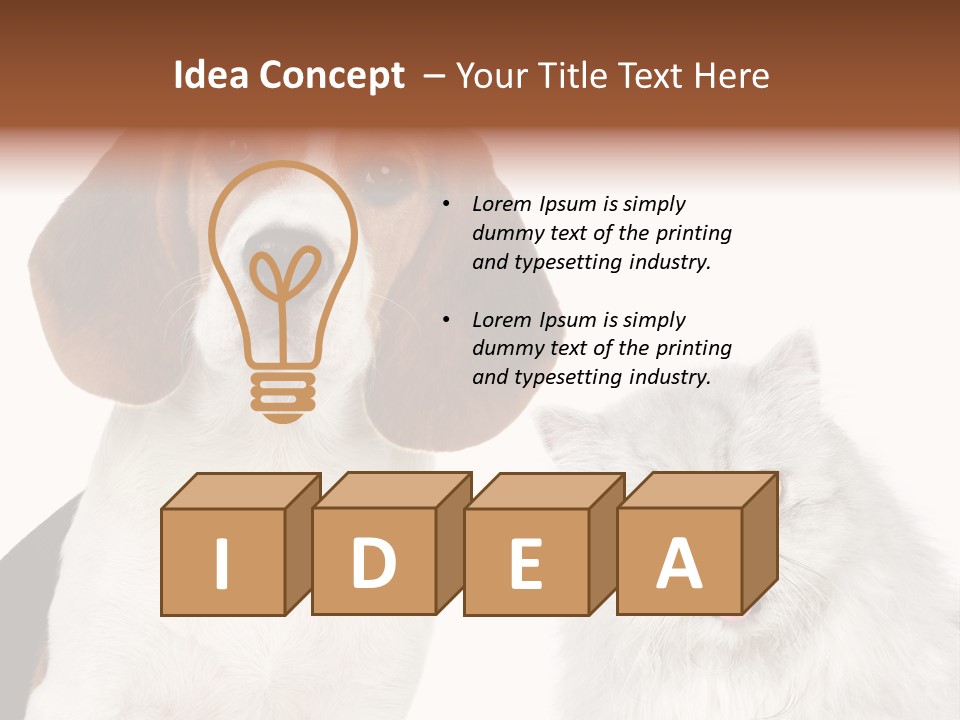 Animals Pretty Pet PowerPoint Template