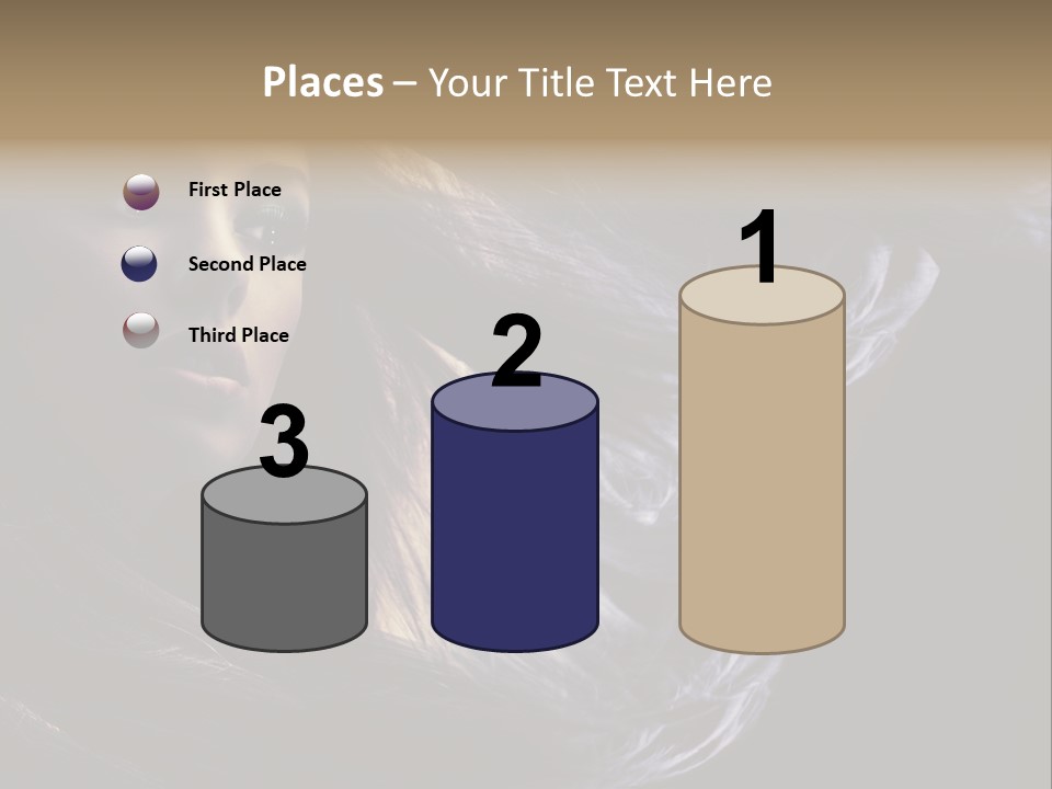 Candid Girl Fashion PowerPoint Template