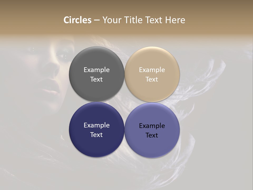 Candid Girl Fashion PowerPoint Template