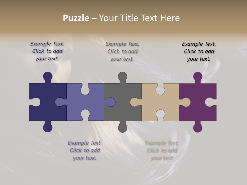 Candid Girl Fashion PowerPoint Template