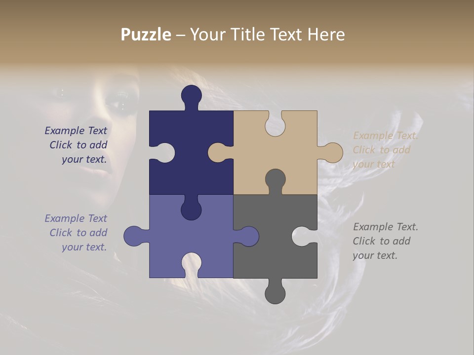 Candid Girl Fashion PowerPoint Template