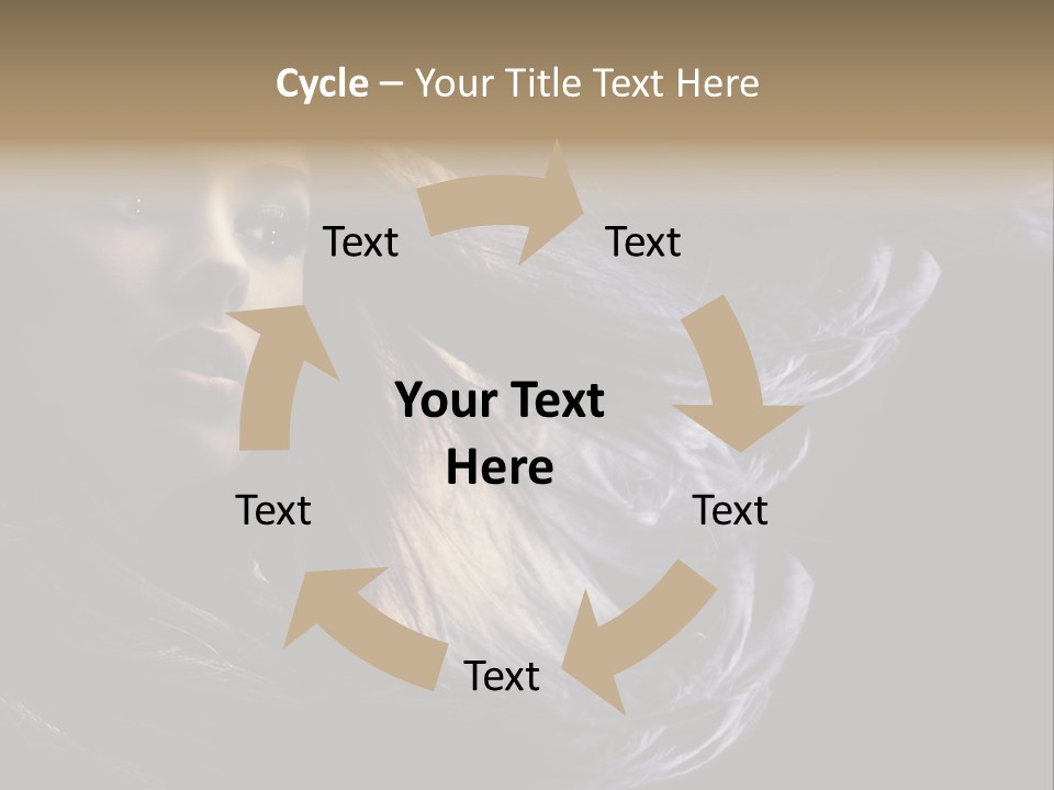 Candid Girl Fashion PowerPoint Template