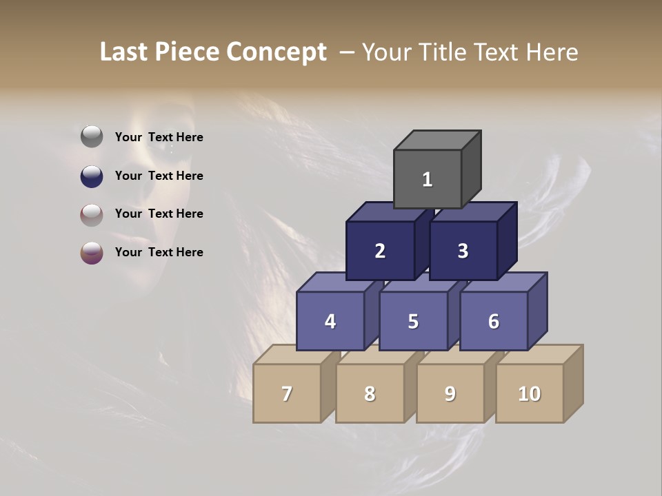 Candid Girl Fashion PowerPoint Template