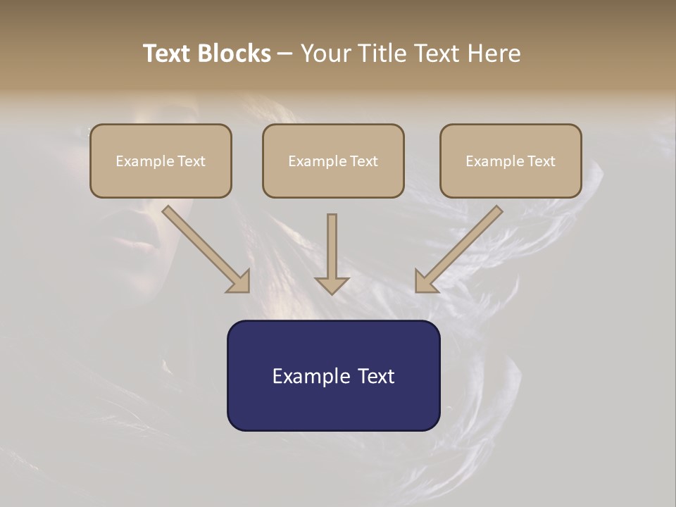 Candid Girl Fashion PowerPoint Template