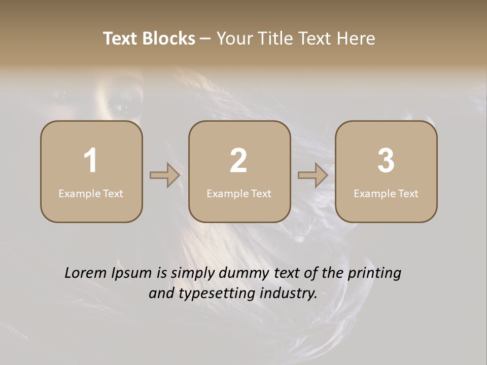 Candid Girl Fashion PowerPoint Template