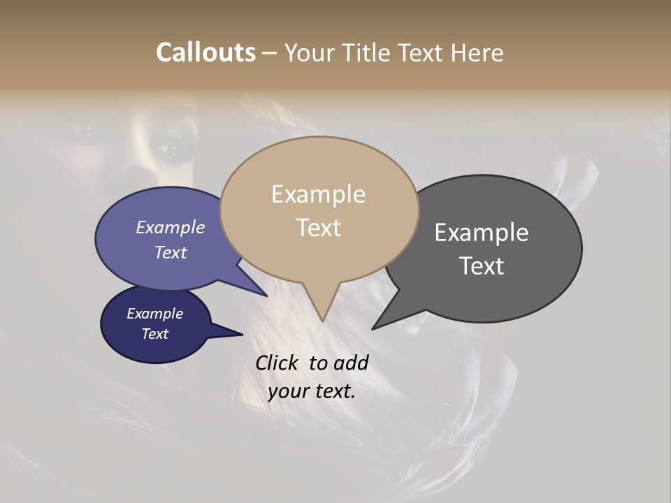 Candid Girl Fashion PowerPoint Template