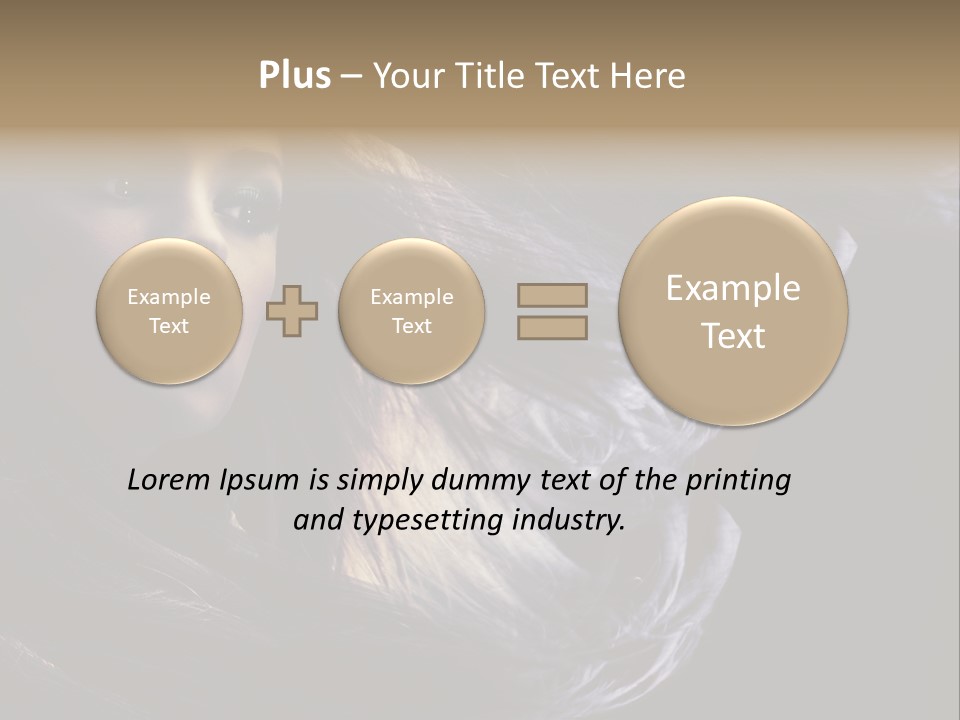 Candid Girl Fashion PowerPoint Template