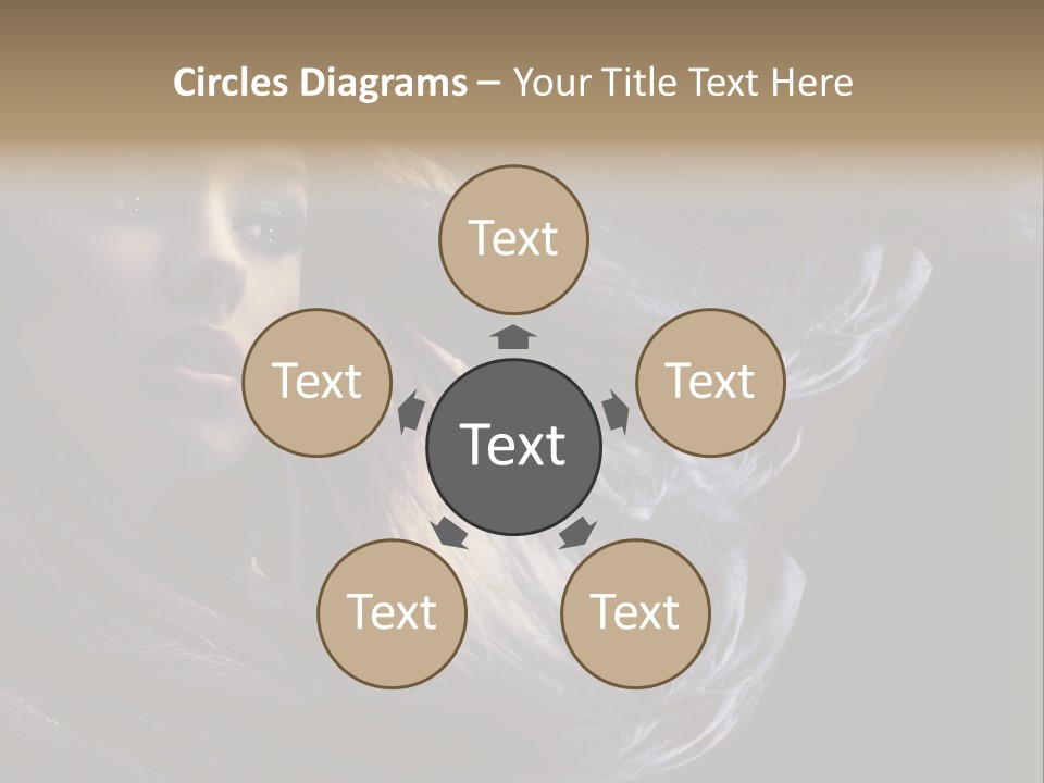 Candid Girl Fashion PowerPoint Template