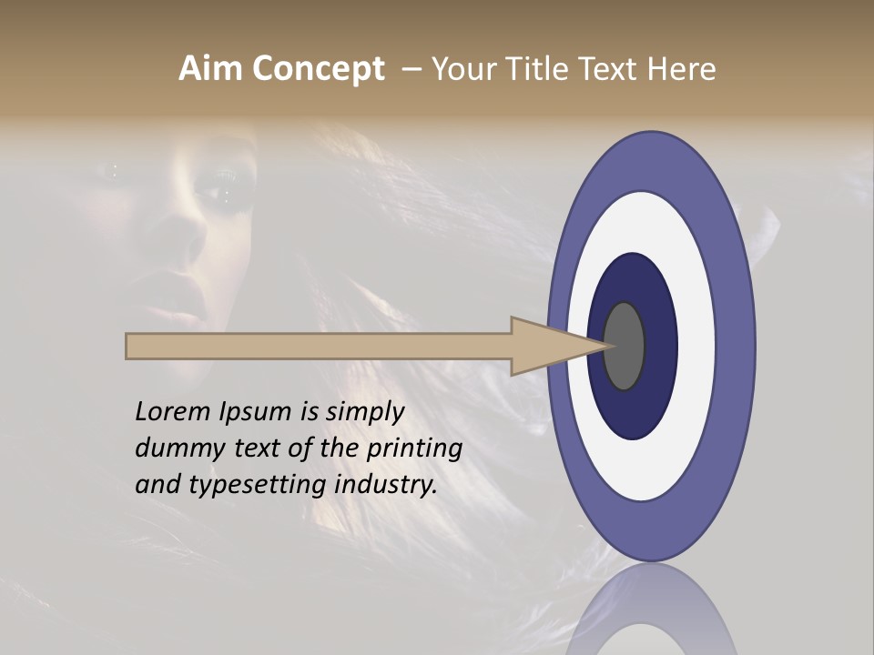 Candid Girl Fashion PowerPoint Template