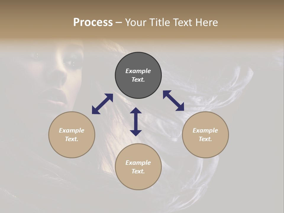 Candid Girl Fashion PowerPoint Template