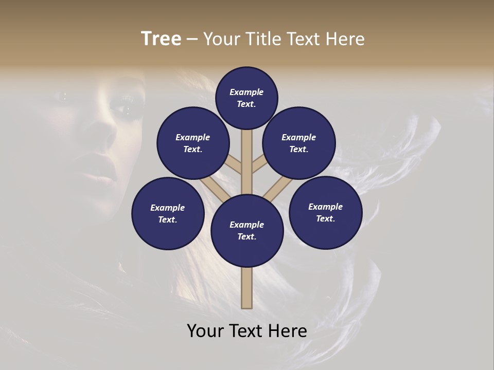 Candid Girl Fashion PowerPoint Template