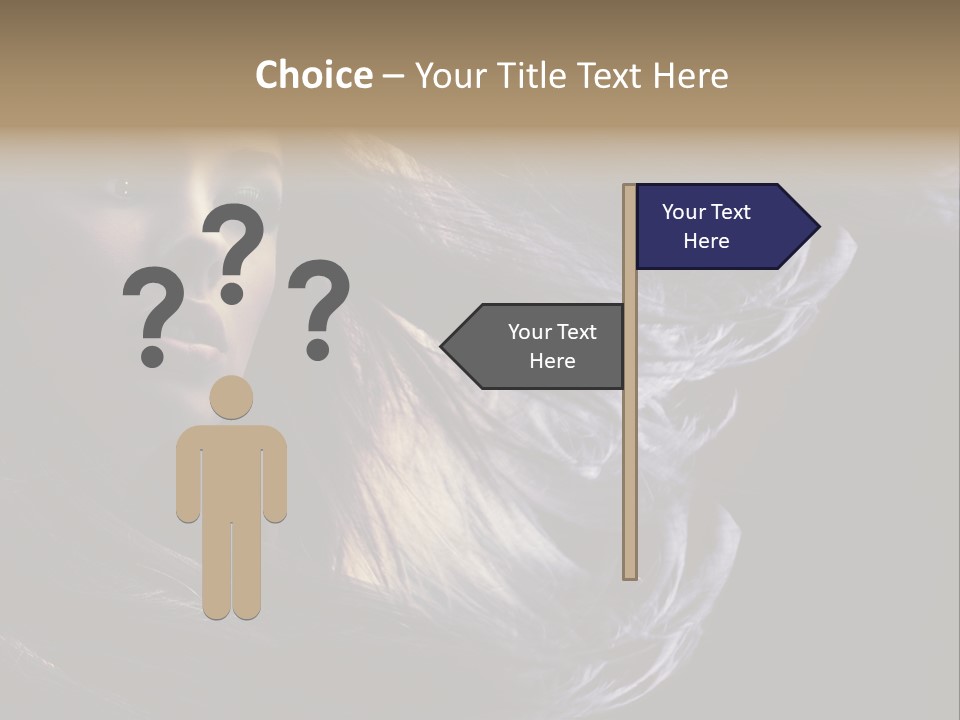 Candid Girl Fashion PowerPoint Template