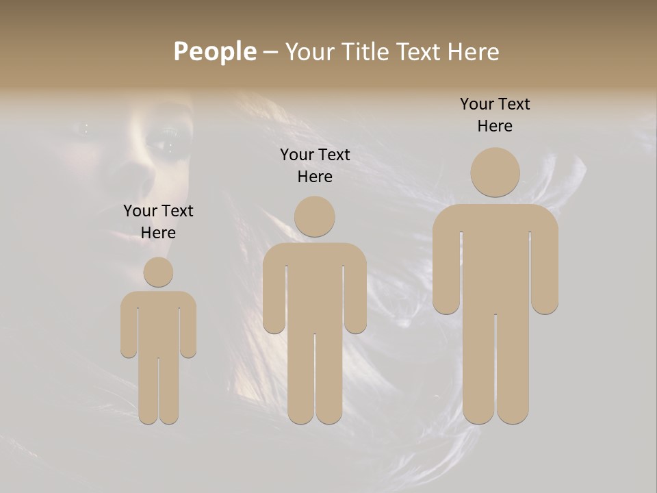 Candid Girl Fashion PowerPoint Template