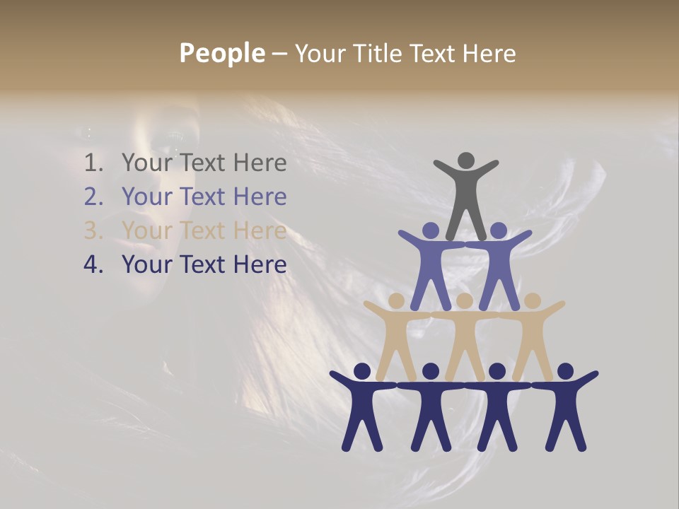 Candid Girl Fashion PowerPoint Template