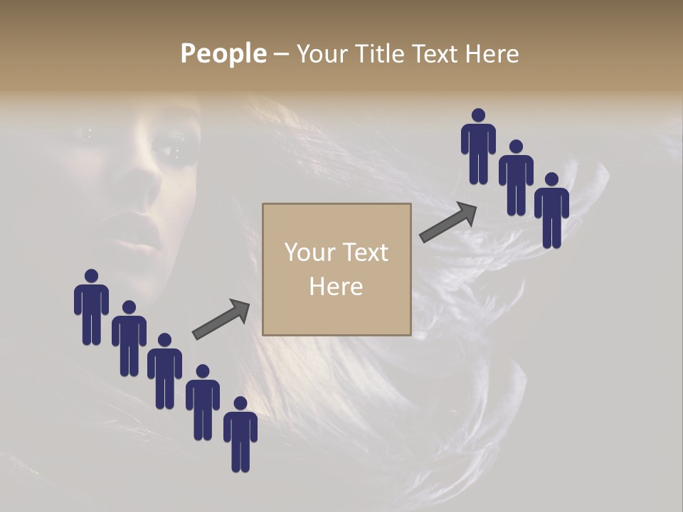 Candid Girl Fashion PowerPoint Template