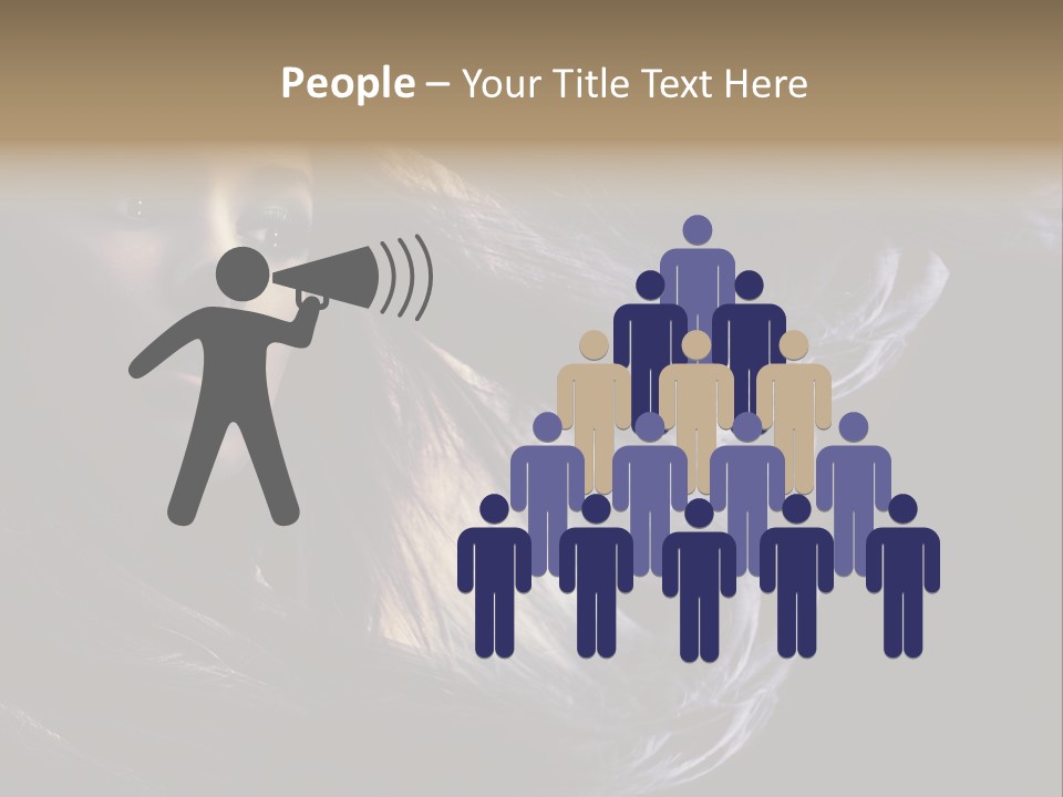 Candid Girl Fashion PowerPoint Template