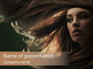 Nude Eyes Cute PowerPoint Template