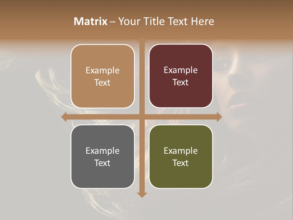 Nude Eyes Cute PowerPoint Template