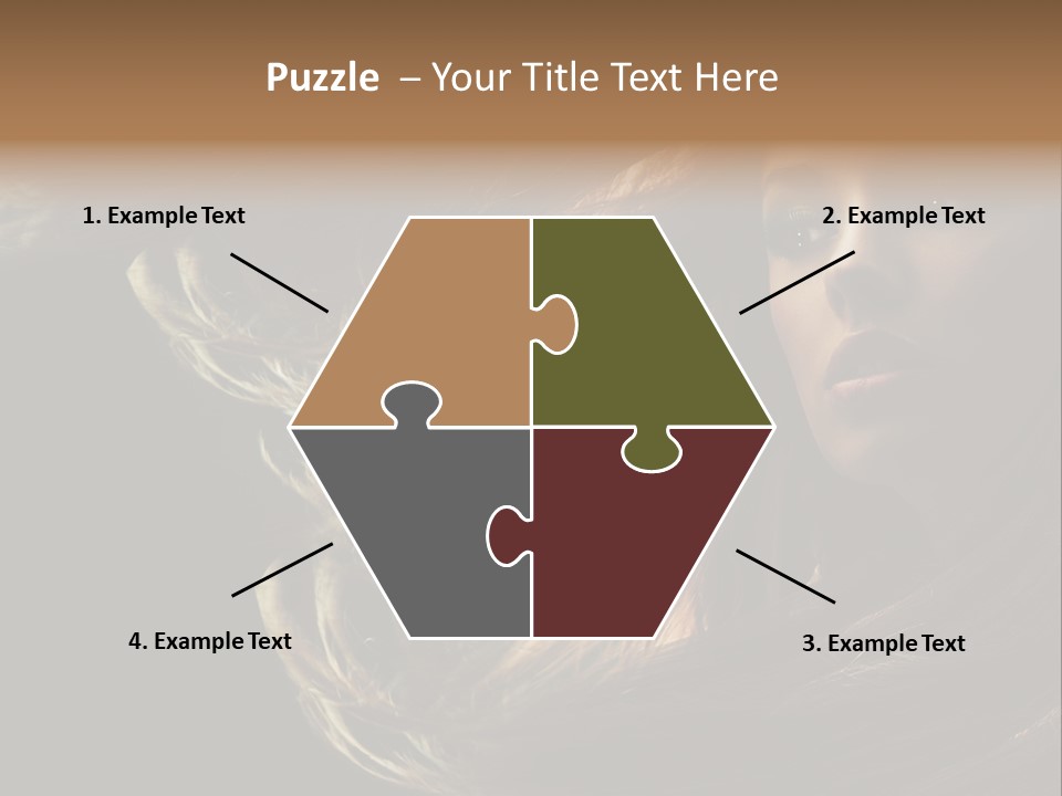 Nude Eyes Cute PowerPoint Template