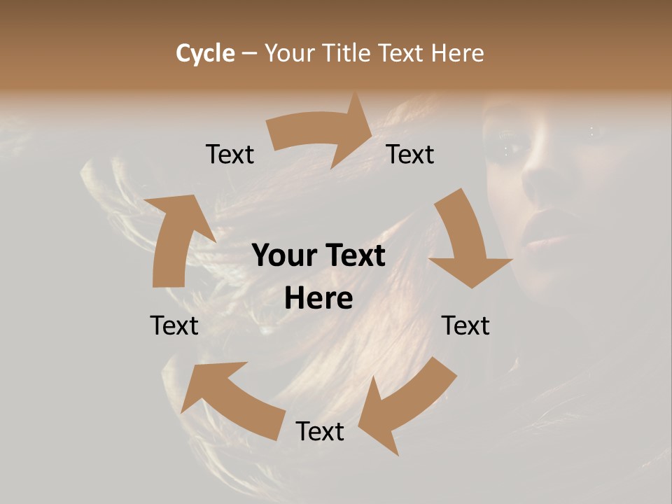 Nude Eyes Cute PowerPoint Template