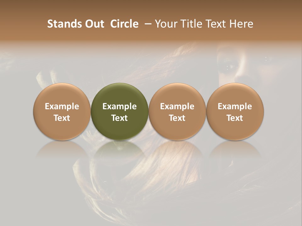 Nude Eyes Cute PowerPoint Template