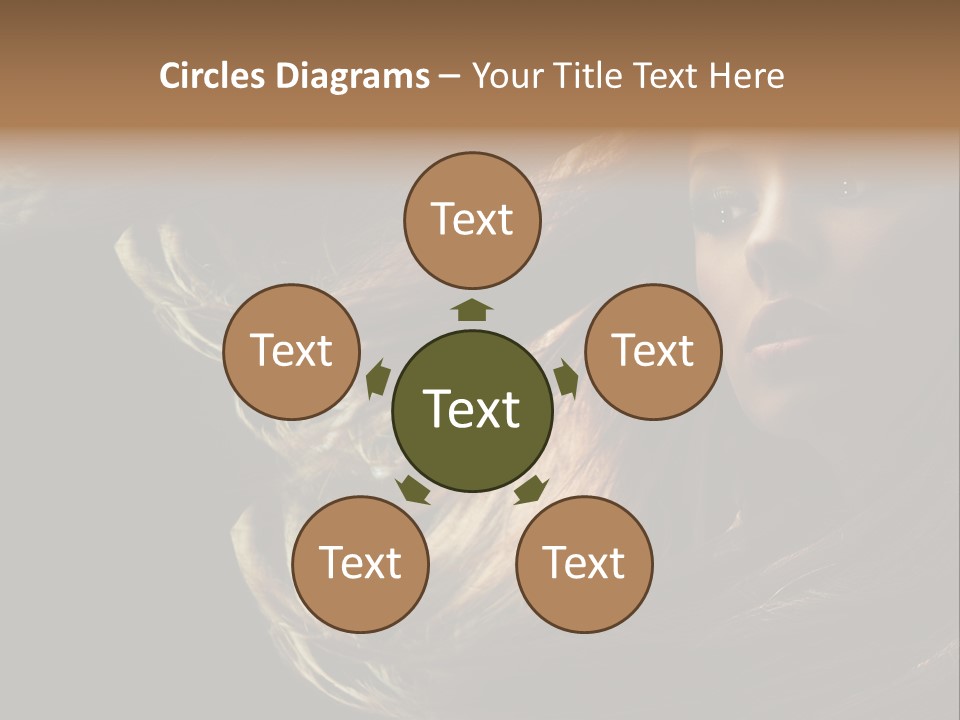 Nude Eyes Cute PowerPoint Template