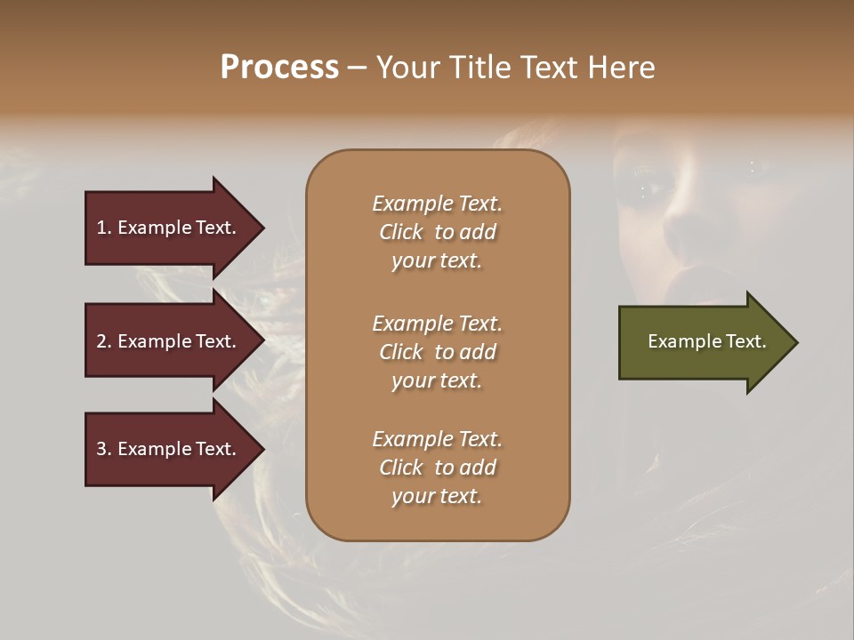 Nude Eyes Cute PowerPoint Template