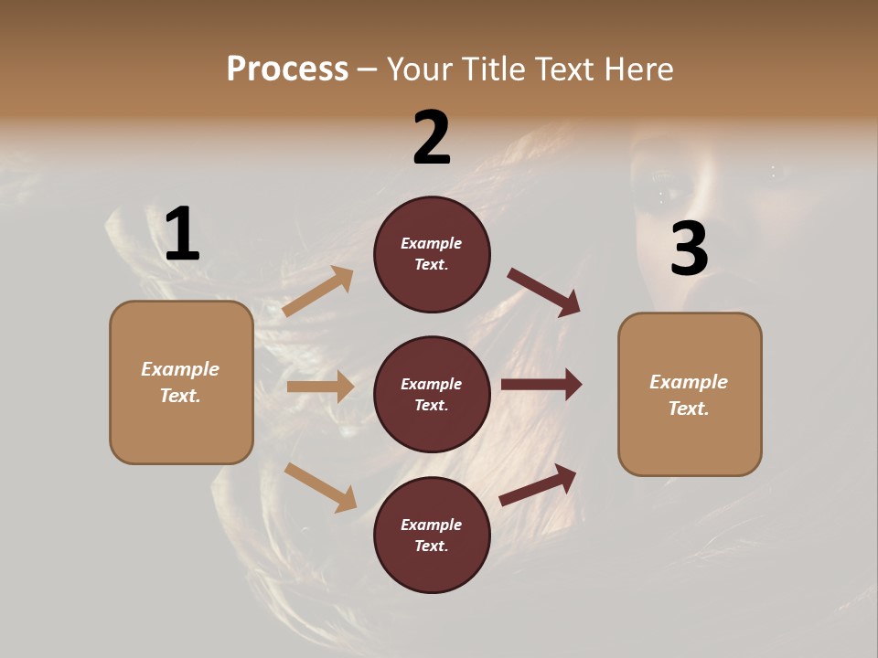 Nude Eyes Cute PowerPoint Template