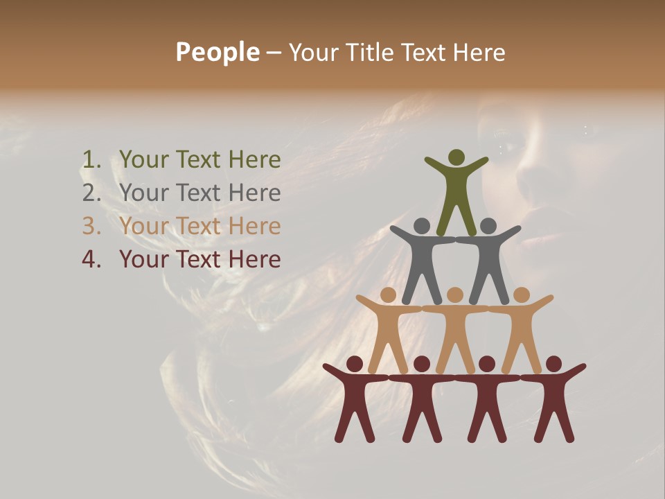 Nude Eyes Cute PowerPoint Template