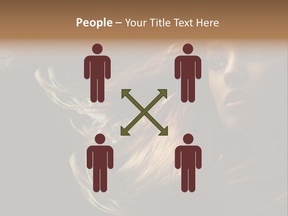 Nude Eyes Cute PowerPoint Template