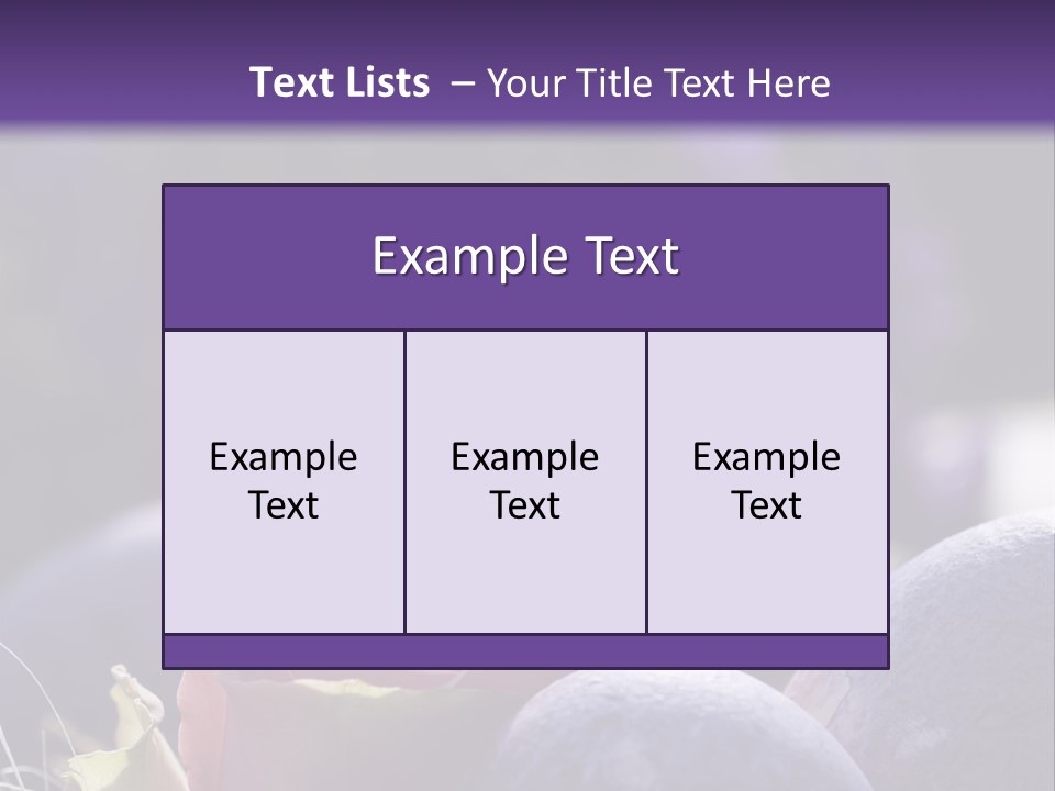 Vertically Dyed Blossomed PowerPoint Template
