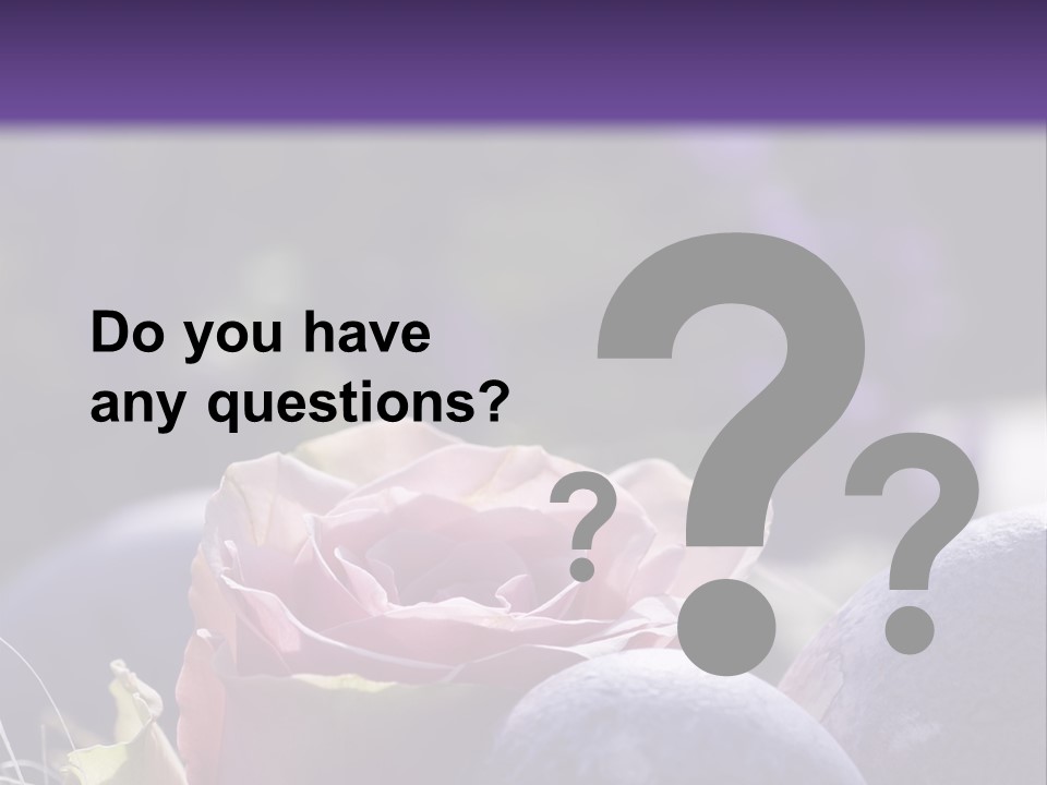 Vertically Dyed Blossomed PowerPoint Template