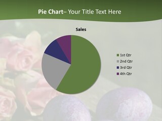 Blossomed Easter Basket Easter Eggs PowerPoint Template