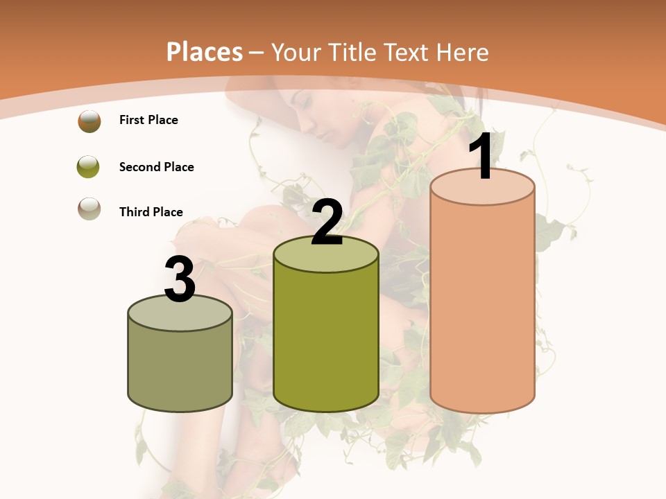 Beauty Plant Innocence PowerPoint Template