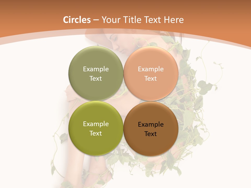 Beauty Plant Innocence PowerPoint Template