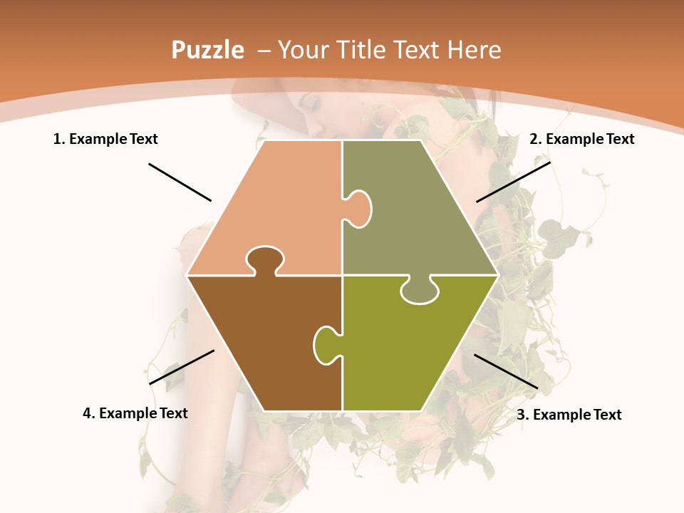 Beauty Plant Innocence PowerPoint Template