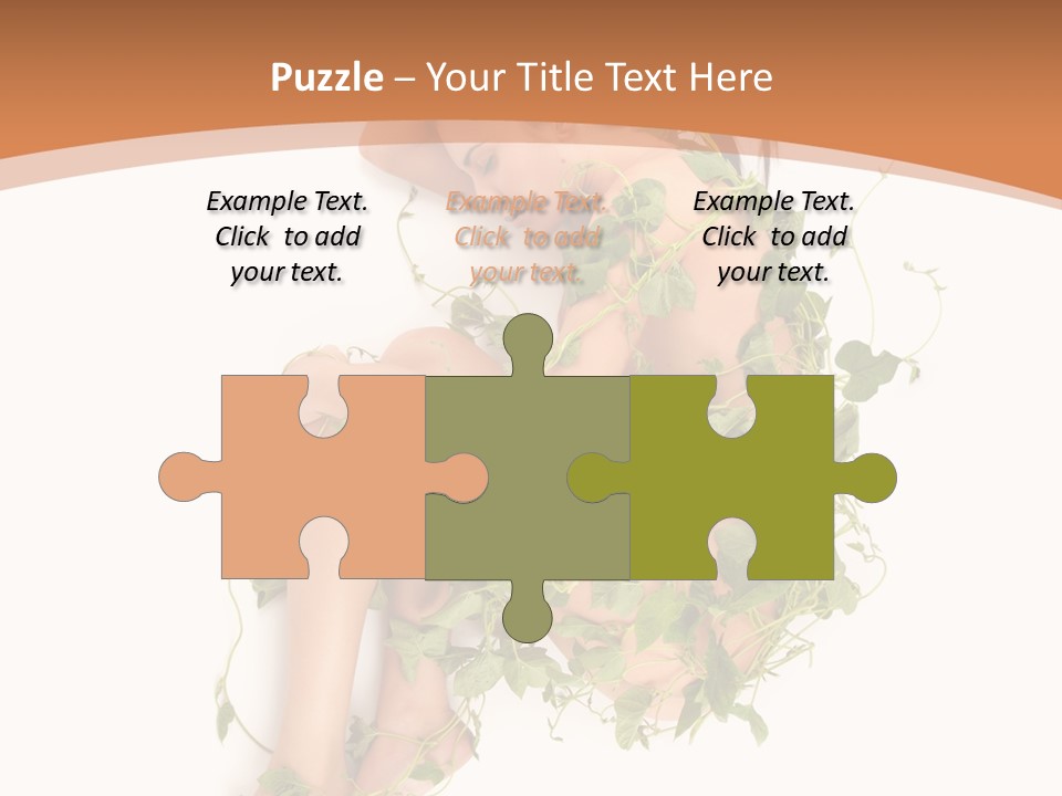 Beauty Plant Innocence PowerPoint Template