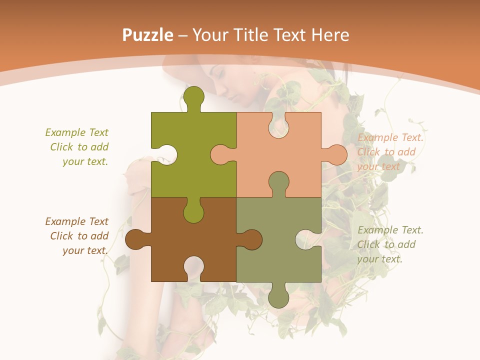 Beauty Plant Innocence PowerPoint Template