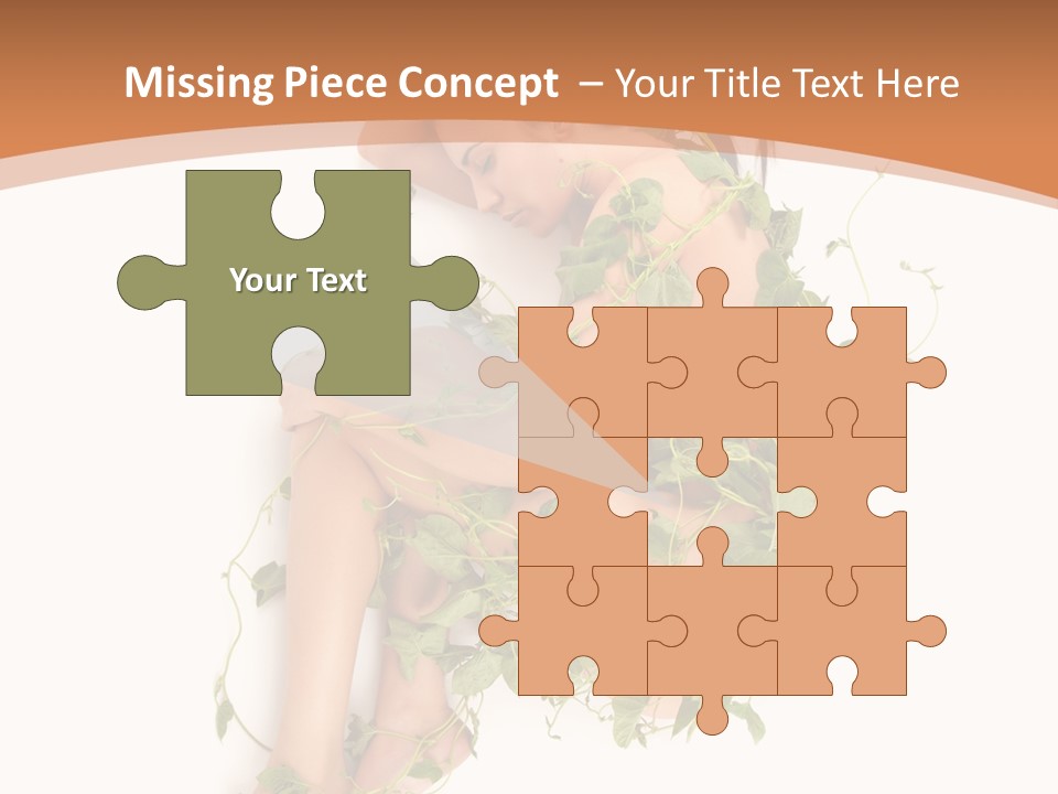 Beauty Plant Innocence PowerPoint Template